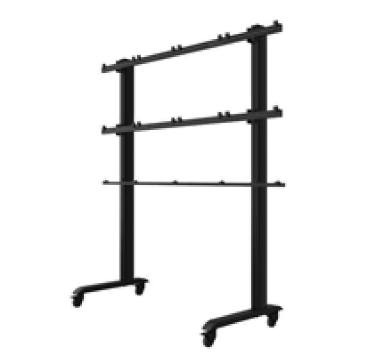 BTXPS27-M4X4/B Universal 27" 4x4 dvLED Videowall Mobile Stand