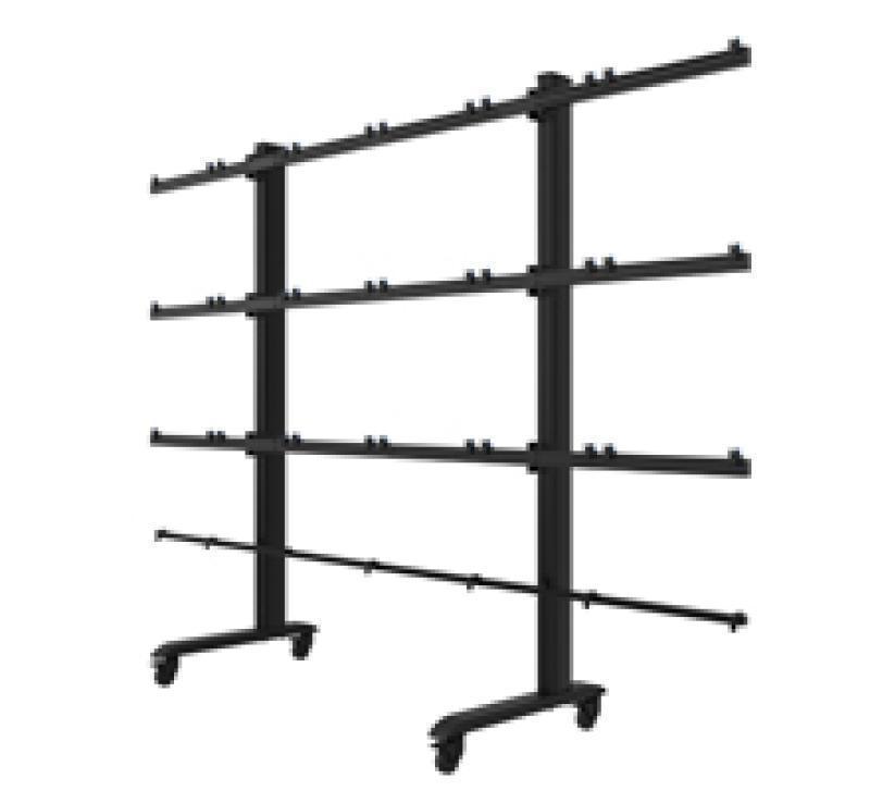BTXPS27-M6X6/B Universal 27" 6x6 dvLED Videowall Mobile Stand