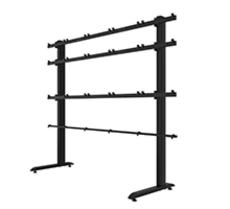 BTXPS27-S5X5/B Universal 27" 5x5 dvLED Videowall Floor Stand