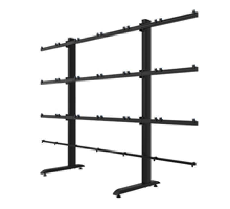 BTXPS27-S6X6/B Universal 27" 6x6 dvLED Videowall Floor Stand