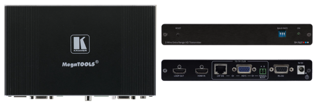 TP-752T (575) 2-Wire Extra Range HD Transmitter
