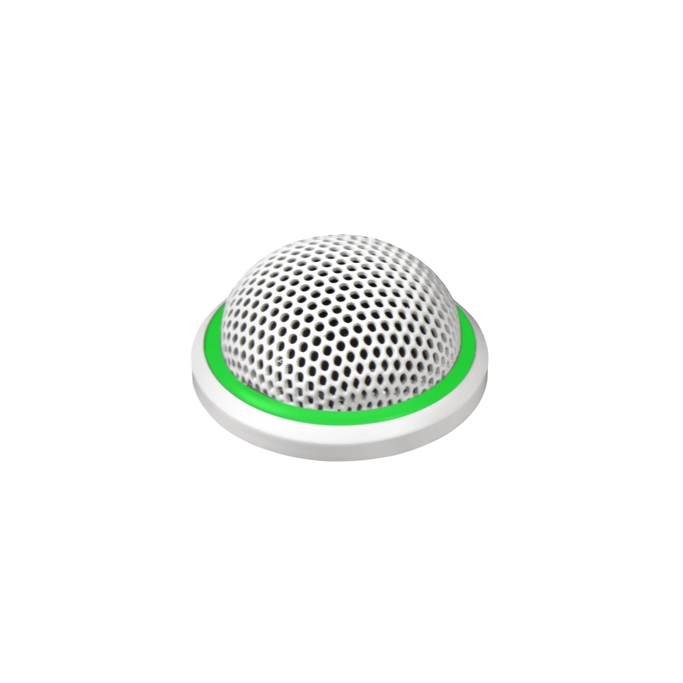 MX395W/O-LED-TA Microflex Low Profile Boundary Microphone (Omnidirectional, White, Bi-Color Status Indicator) TAA