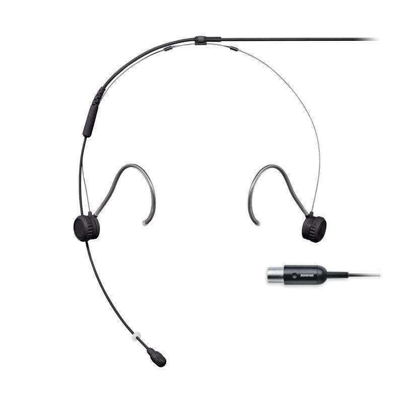 TH53B/O-MTQG-TA TwinPlex TH53 Subminiature Headset Microphone, Black TAA