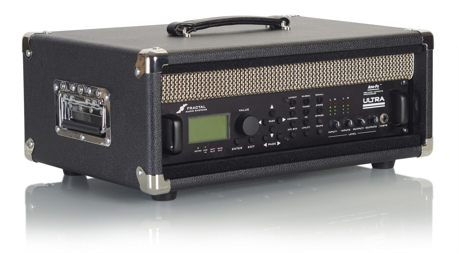 GR-RETRORACK-3BK Vintage Amp Vibe Rack Case 3U Black