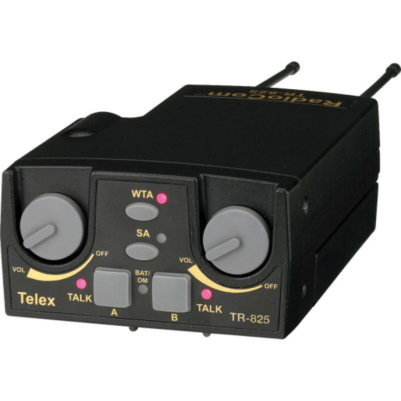 TR-825-FD UHF Beltpack, 2CH, Band FD, 4M Headset