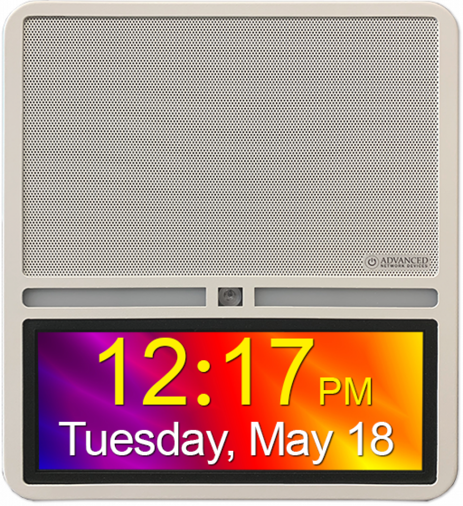 IPSWDHD-MW-IC IP Speaker with HD Display, Matte White - Informacast Enabled