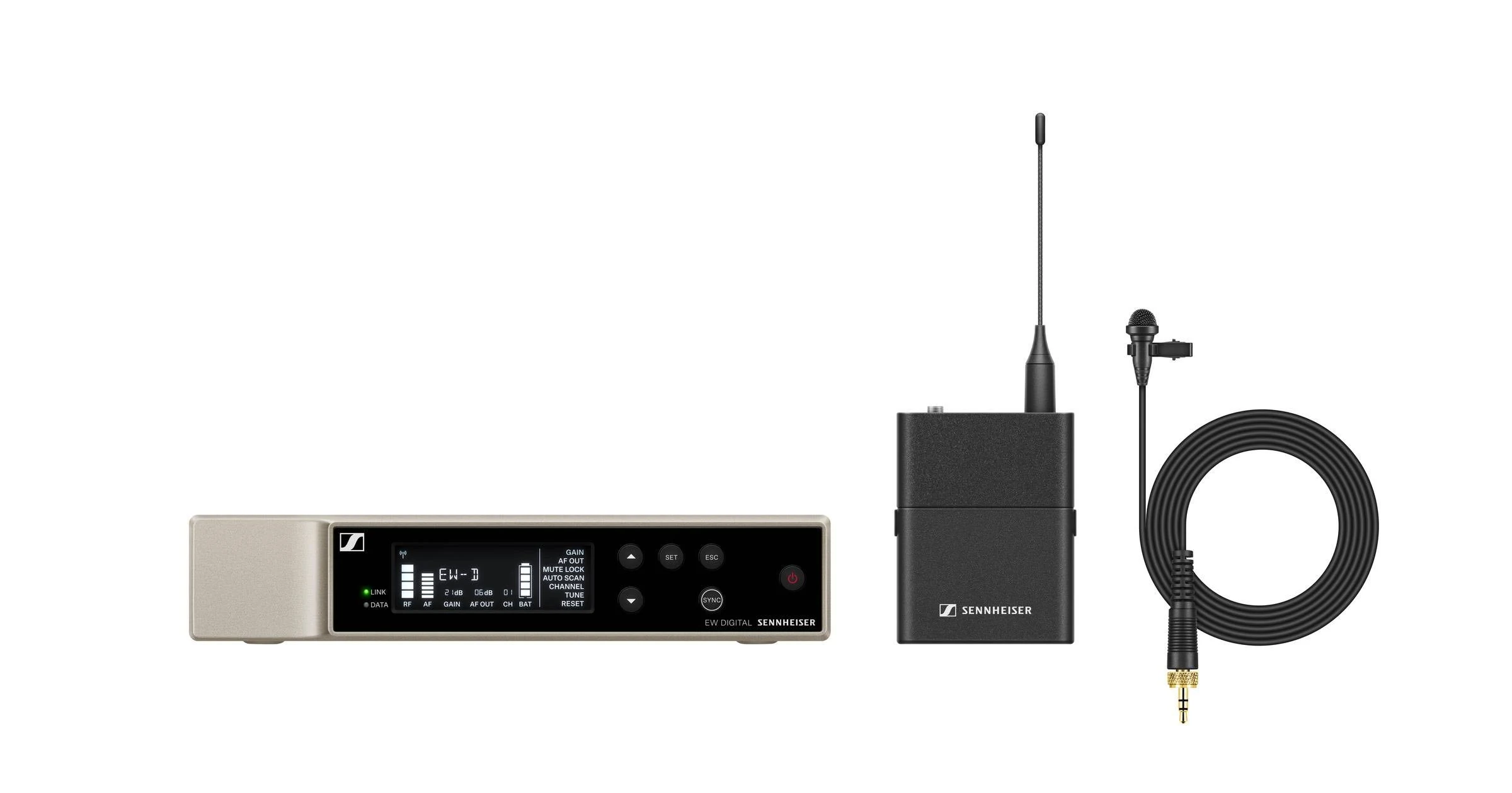 EW-D ME2 SET (R1-6) Digital Wireless Lavalier Microphone Set