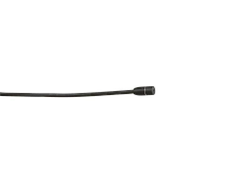 MKE 2 (BLACK OPEN END) Omnidirectional Lavalier Microphone, Black