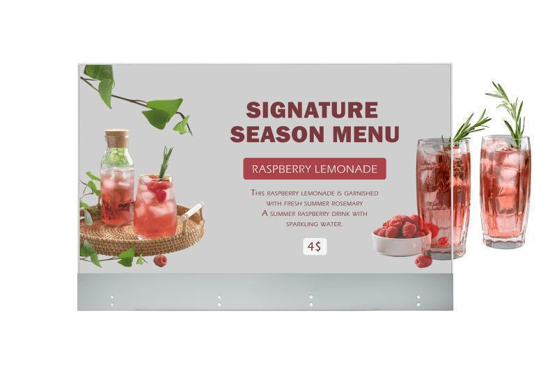 55" 55EW5Q-C Transparent OLED Signage