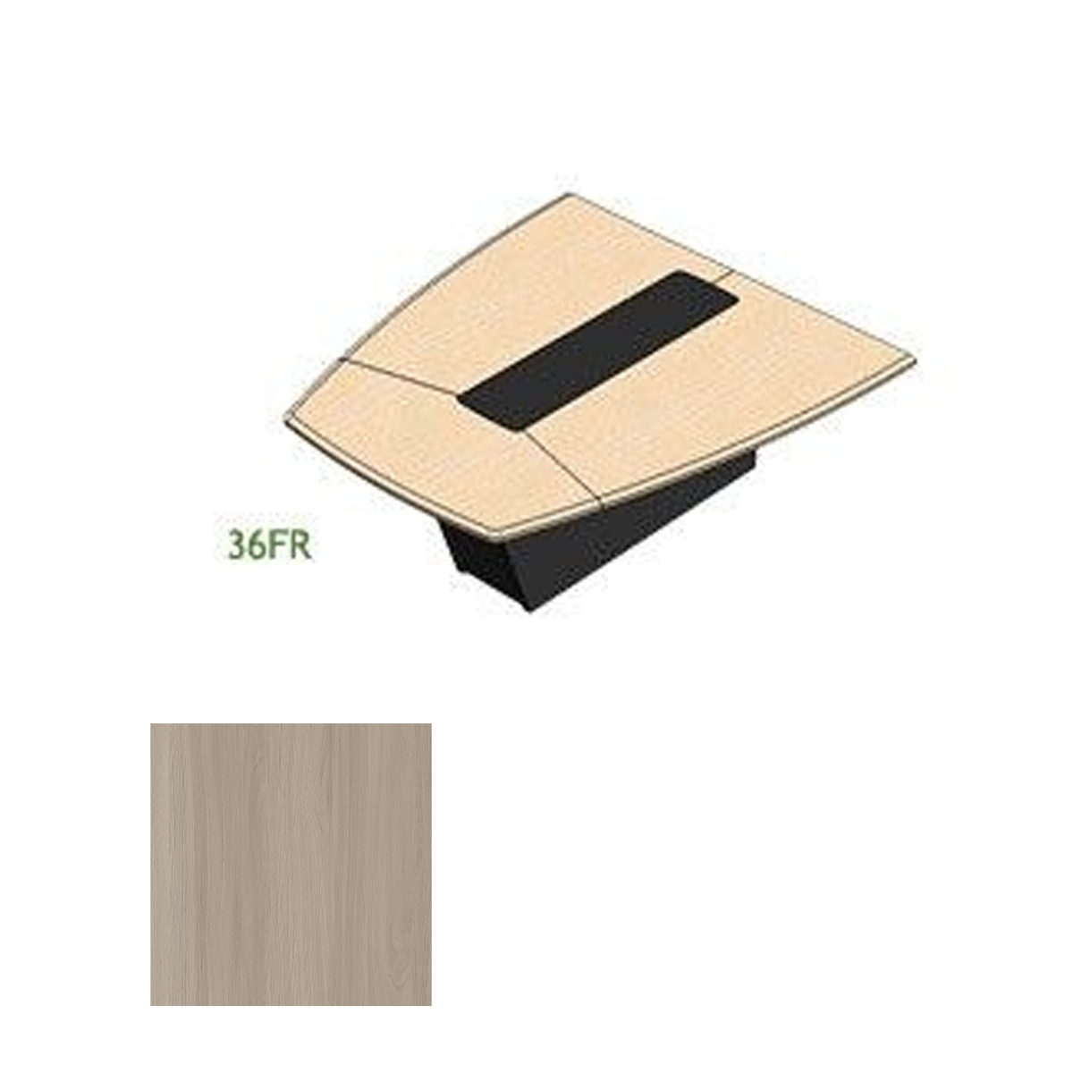 36FR SBT Table Front Section, Saratoga Blonde