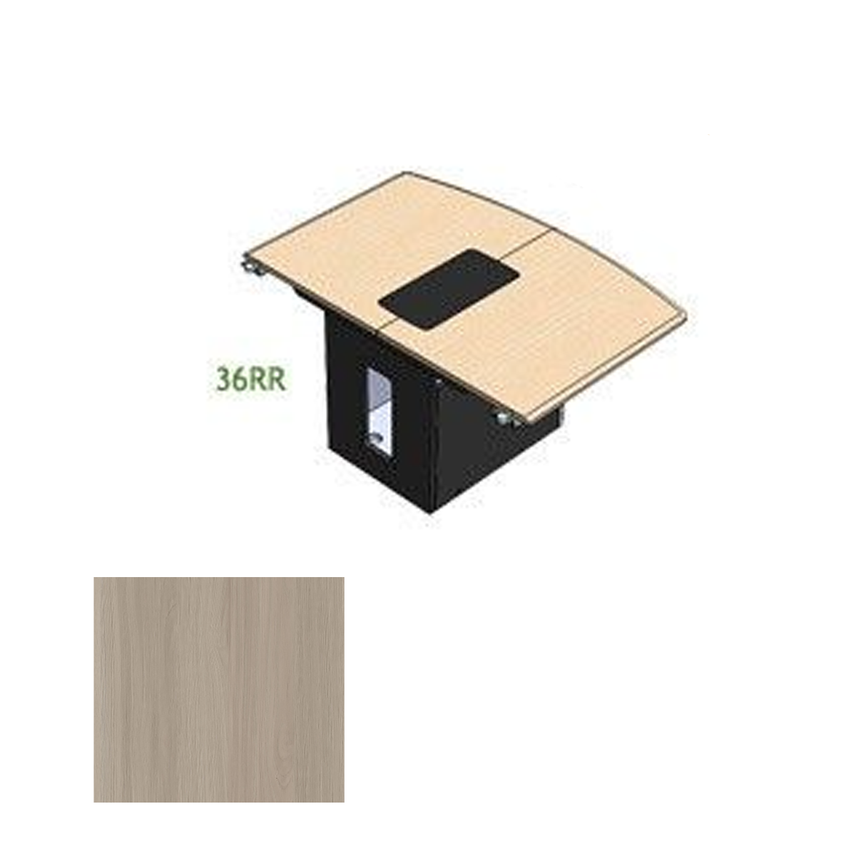 36RR SBT Table Rear Section, Saratoga Blonde