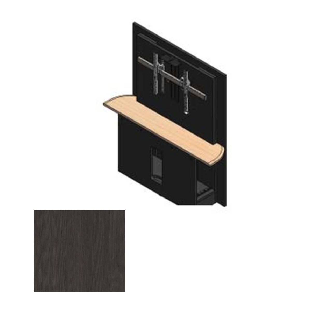 36RW-S AMT Table Section with Single Monitor Mount - Avery Marin