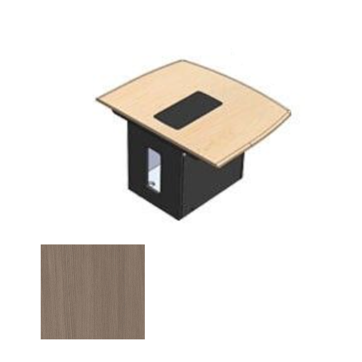 526RR AST T526 Table - Rear Section Only, Avery Suede