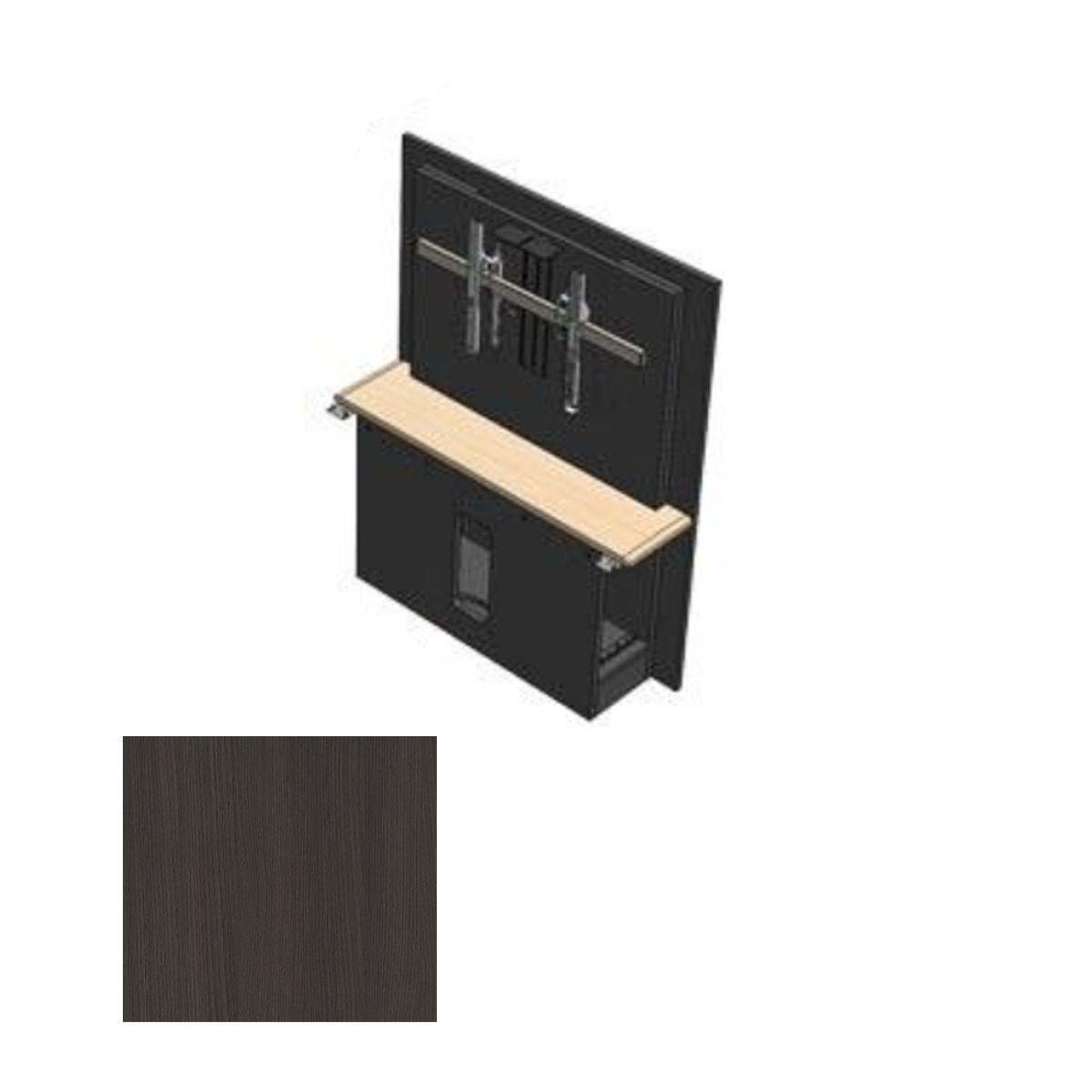 526RW-S AMT T526 Table - Section with Single Monitor Mount, Avery Marin