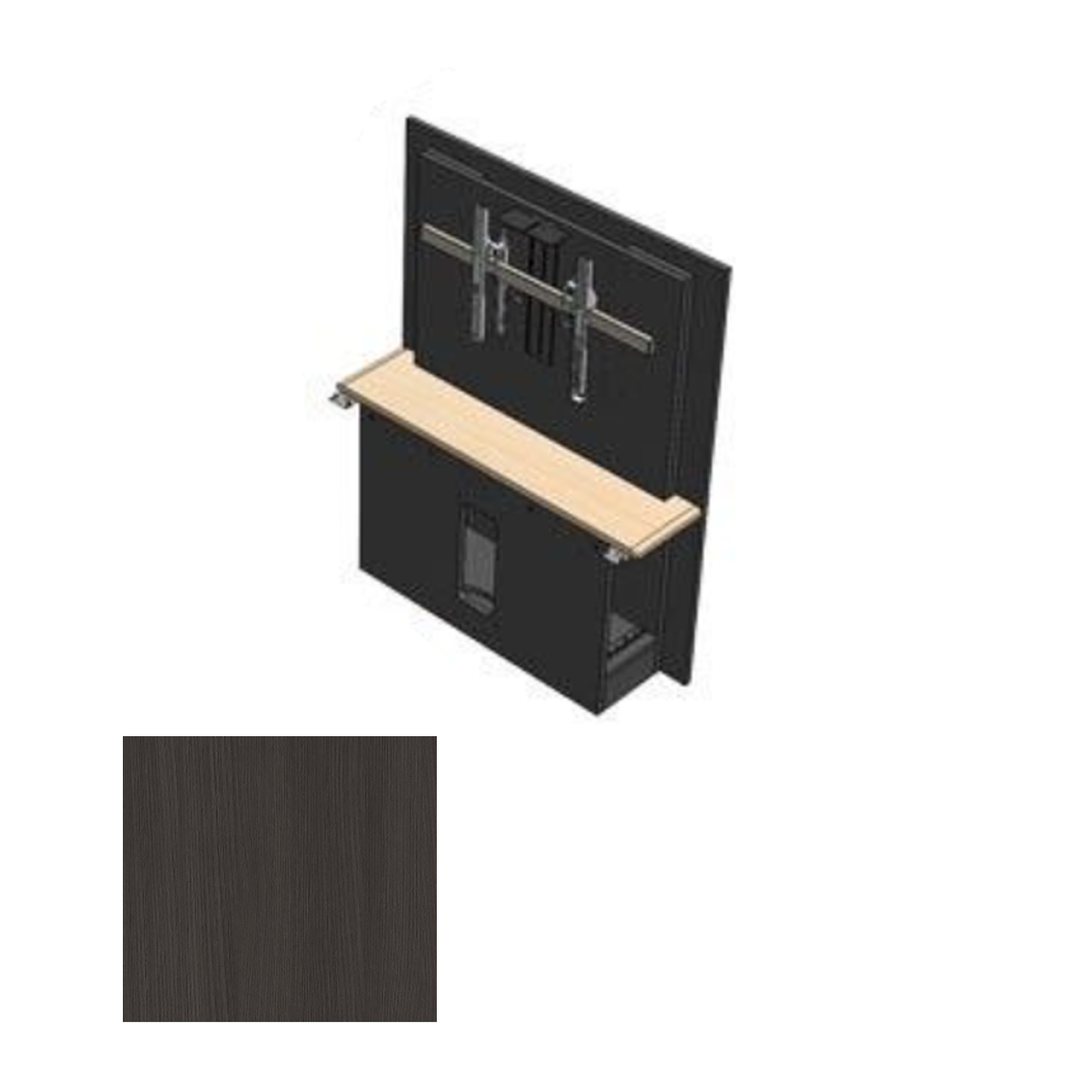 526RW-XL AMT T526 Table - Section with Single XL Monitor Mount, Avery Marin