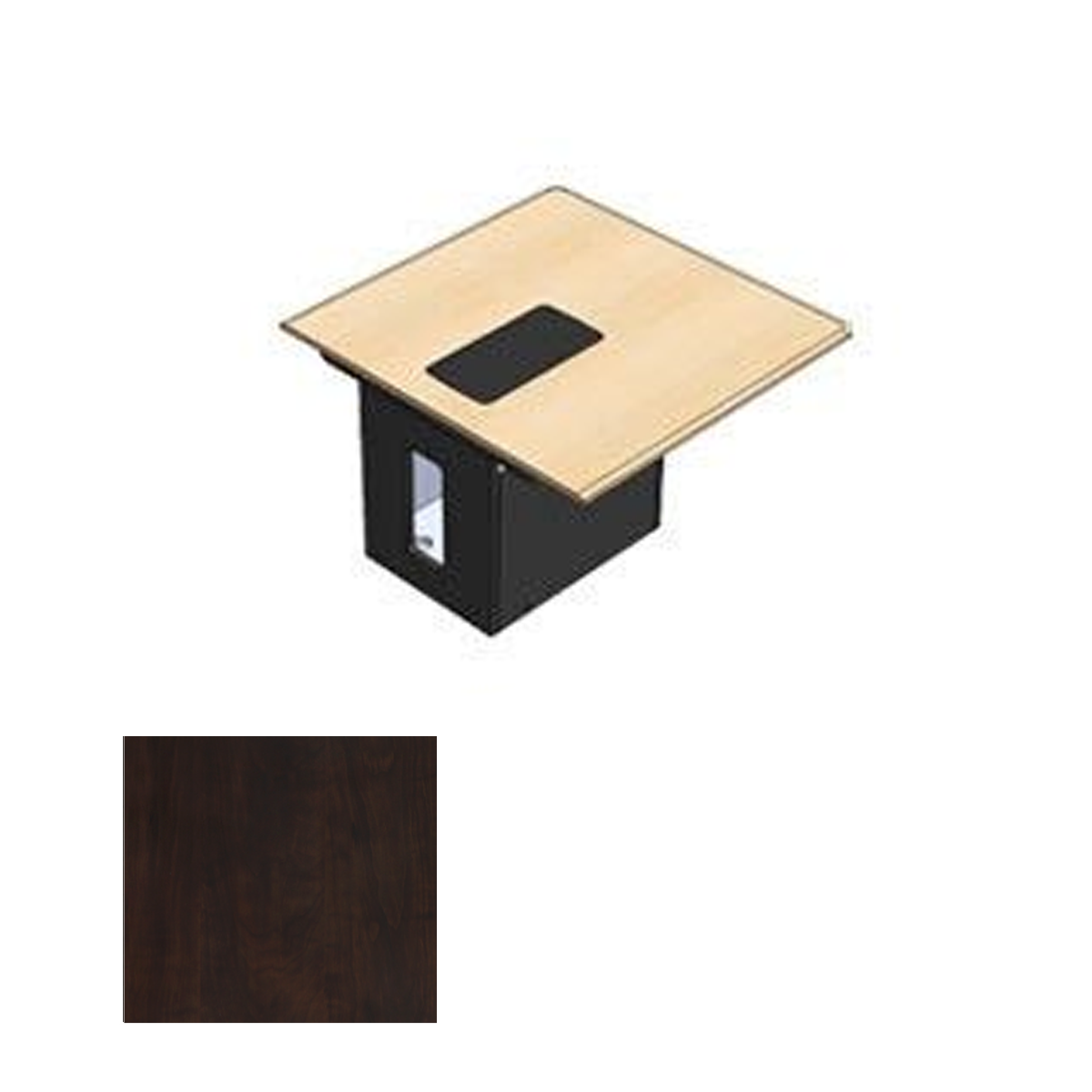 526SE CPT T526 Table Rear Section, Chocolate Pear