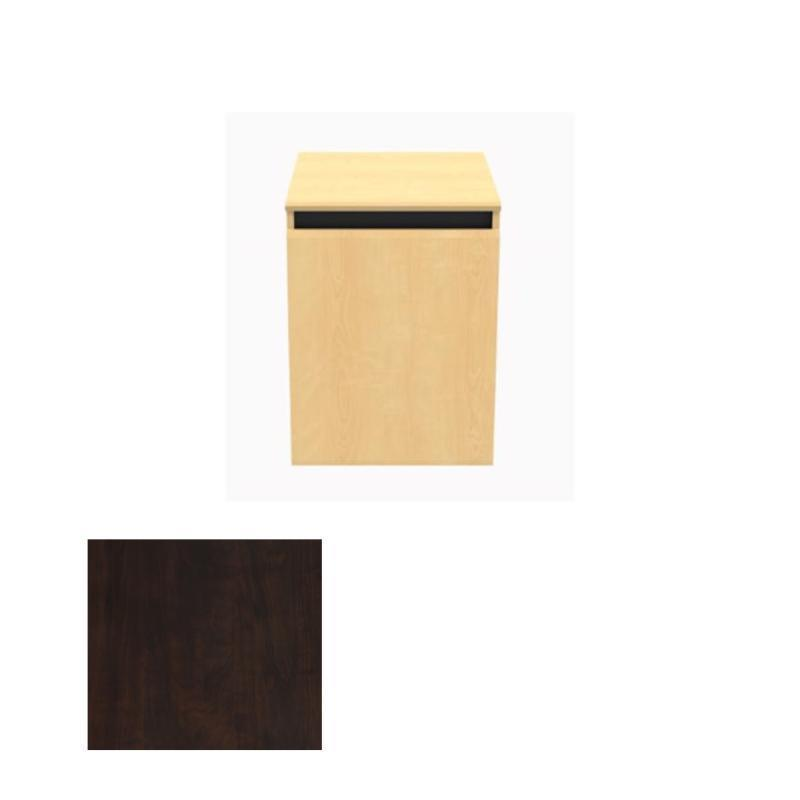 CR1016EX CPT 16U Single Rack Credenza, Chocolate Pear