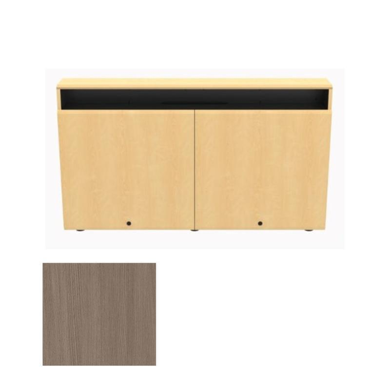 CR2-WM AST Dual Rack Wall Mounted Credenza, Avery Suede