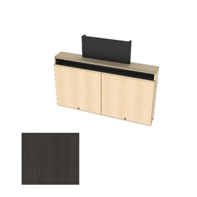 CR2-WM-CM AMT Dual Rack Wall Mounted Credenza + Cable Management, Avery Marin