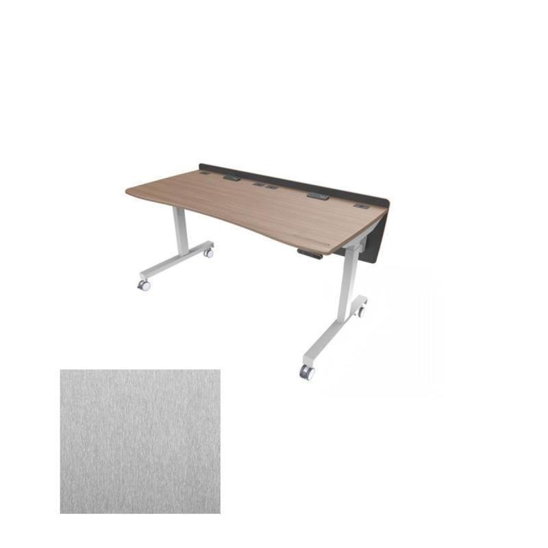 DS6330-LFT SST Electric Lift Sit/Stand Desk, Silver Silk