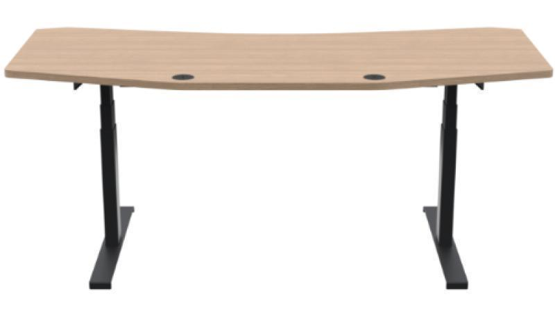 DS72W-LFT AST Studio Standing Desk, Avery Suede