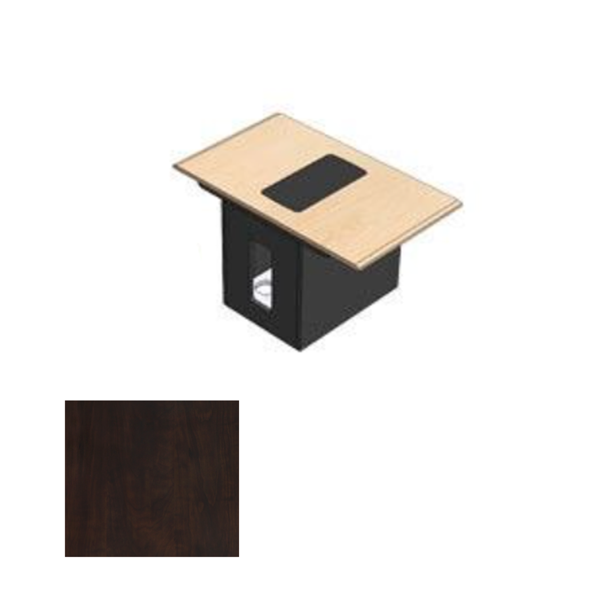 EXT32 Extension CPT Table Extension, Chocolate Pear