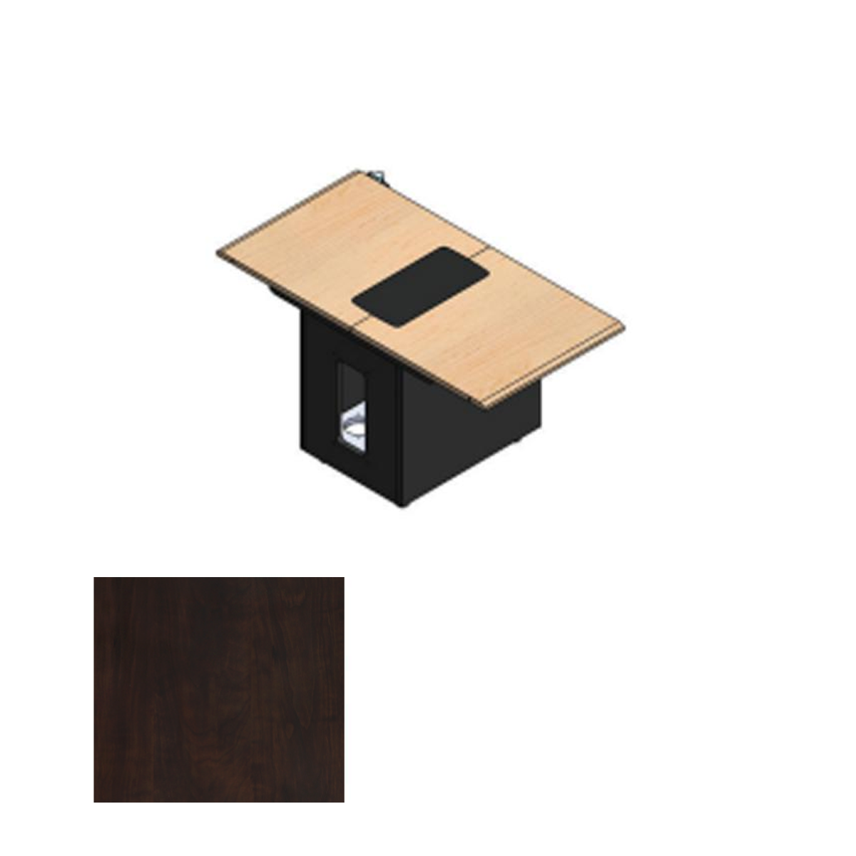 EXT42 Extension CPT Table Extension, Chocolate Pear