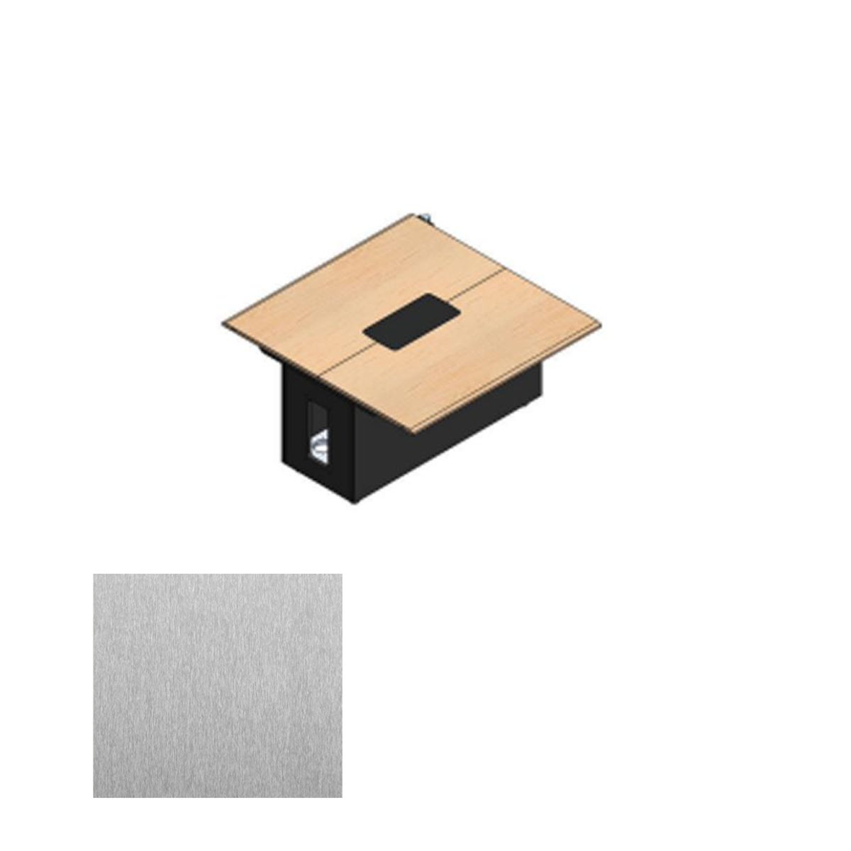 EXT44 Extension SST Table Extension, Silver Silk