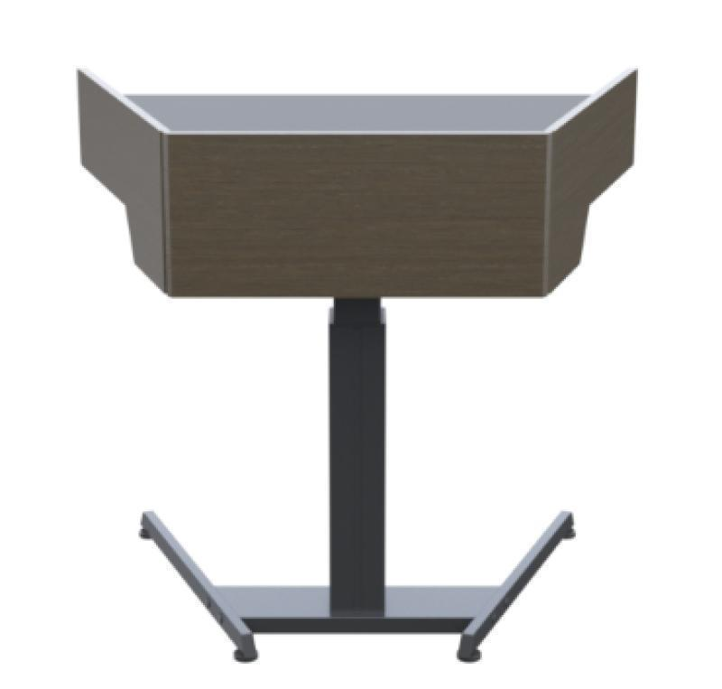 LEL021 AMT Height Adjustable ADA Lectern, Avery Marin