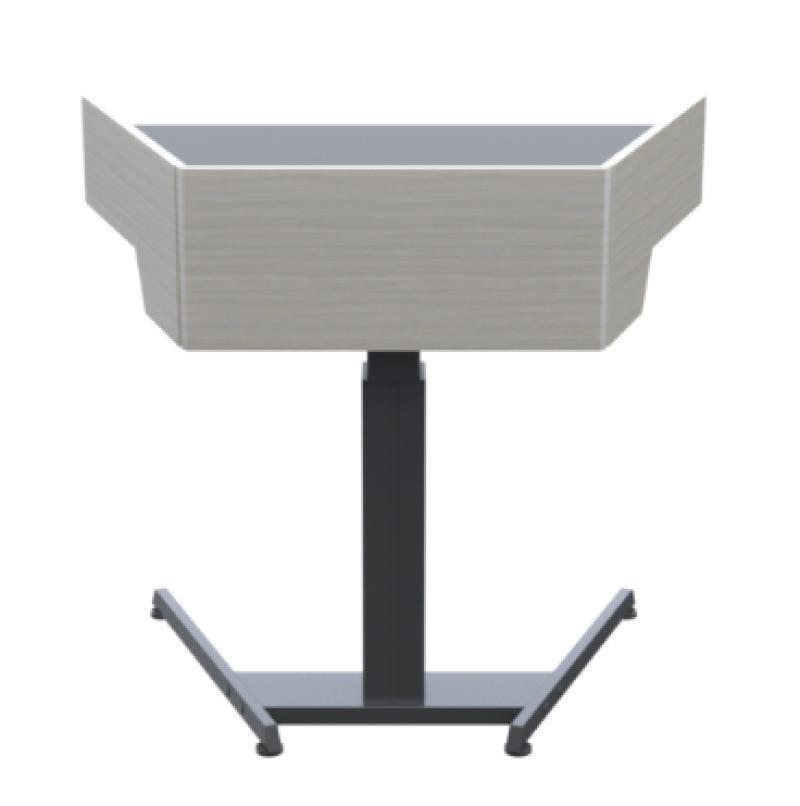 LEL021 SBT Height Adjustable ADA Lectern, Saratoga Blonde