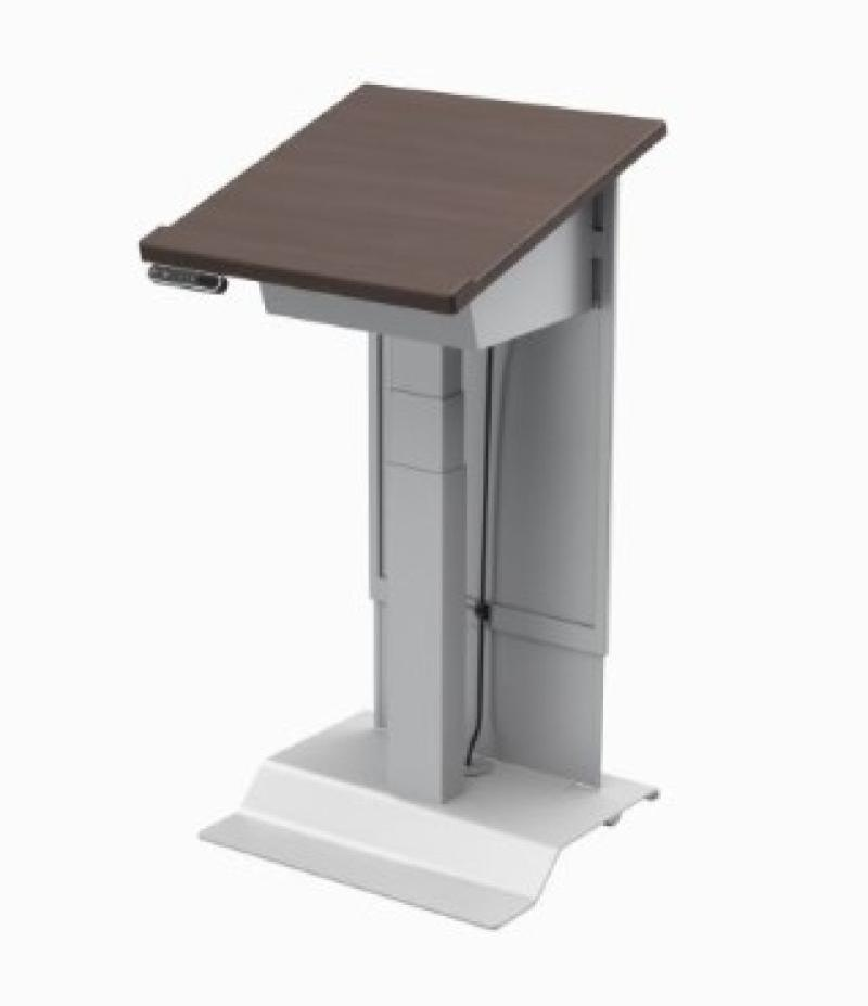 LEX28 CPT Height Adjustable Lectern, Chocolate Pear