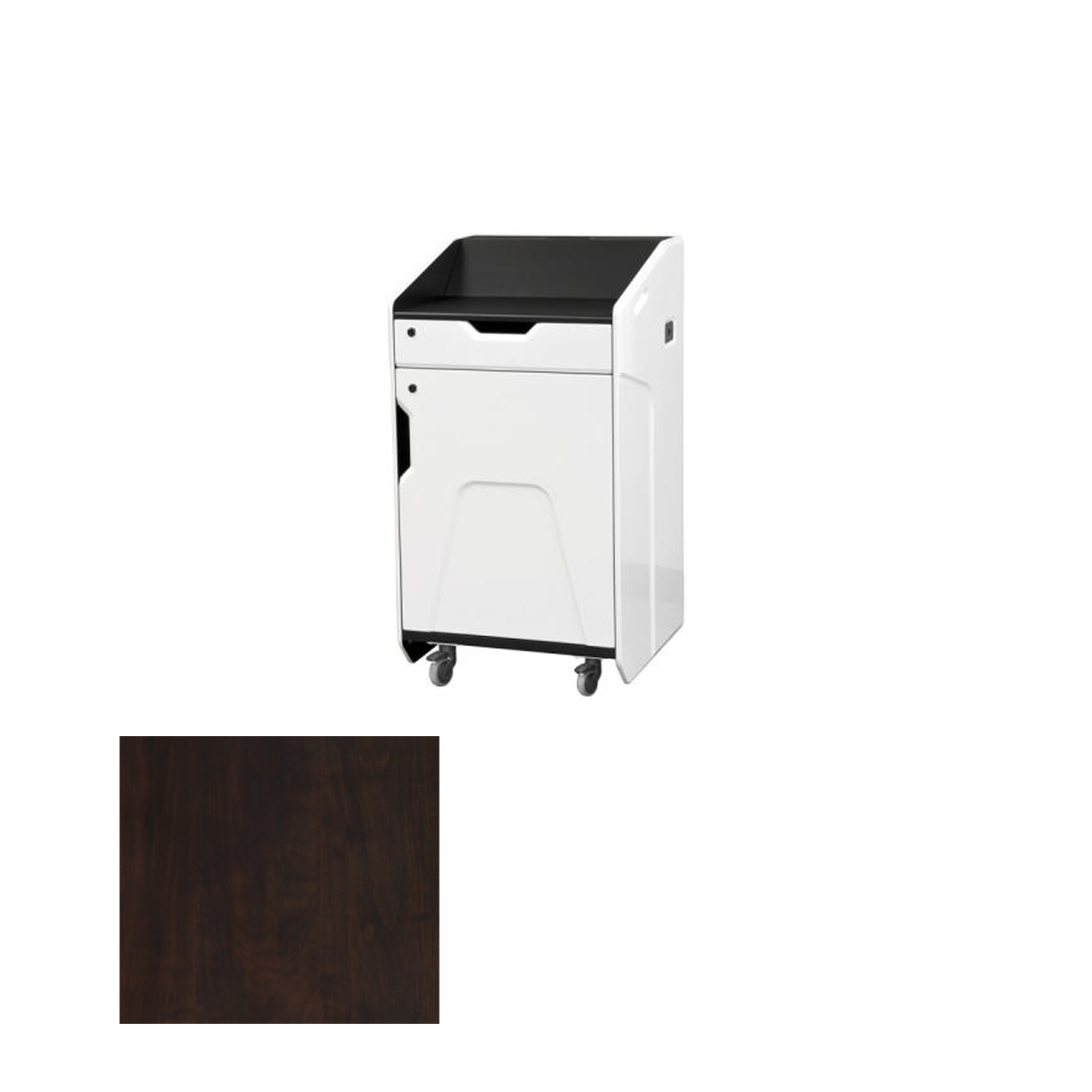 LEX30 CPT High Tech Lectern, Chocolate Pear