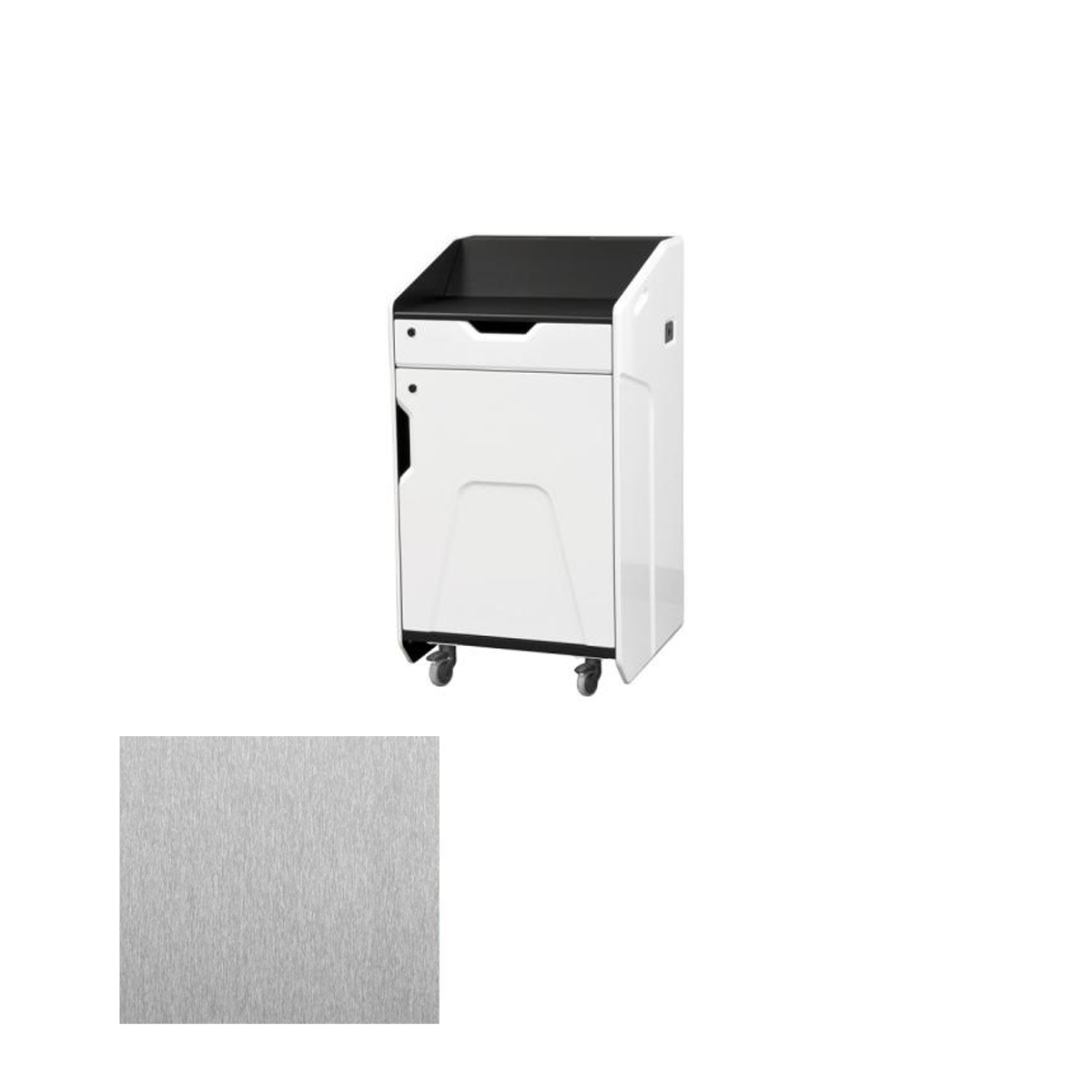 LEX30 SST High Tech Lectern, Silver Silk