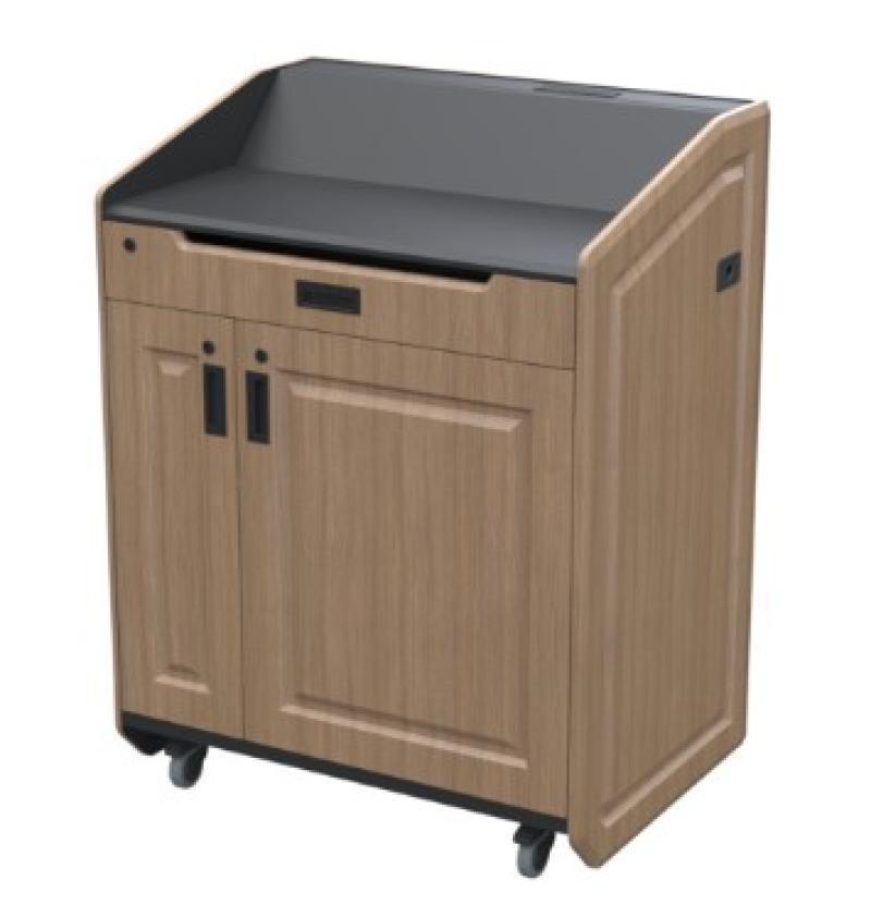 LEX36 AST Multimedia Lectern, Avery Suede