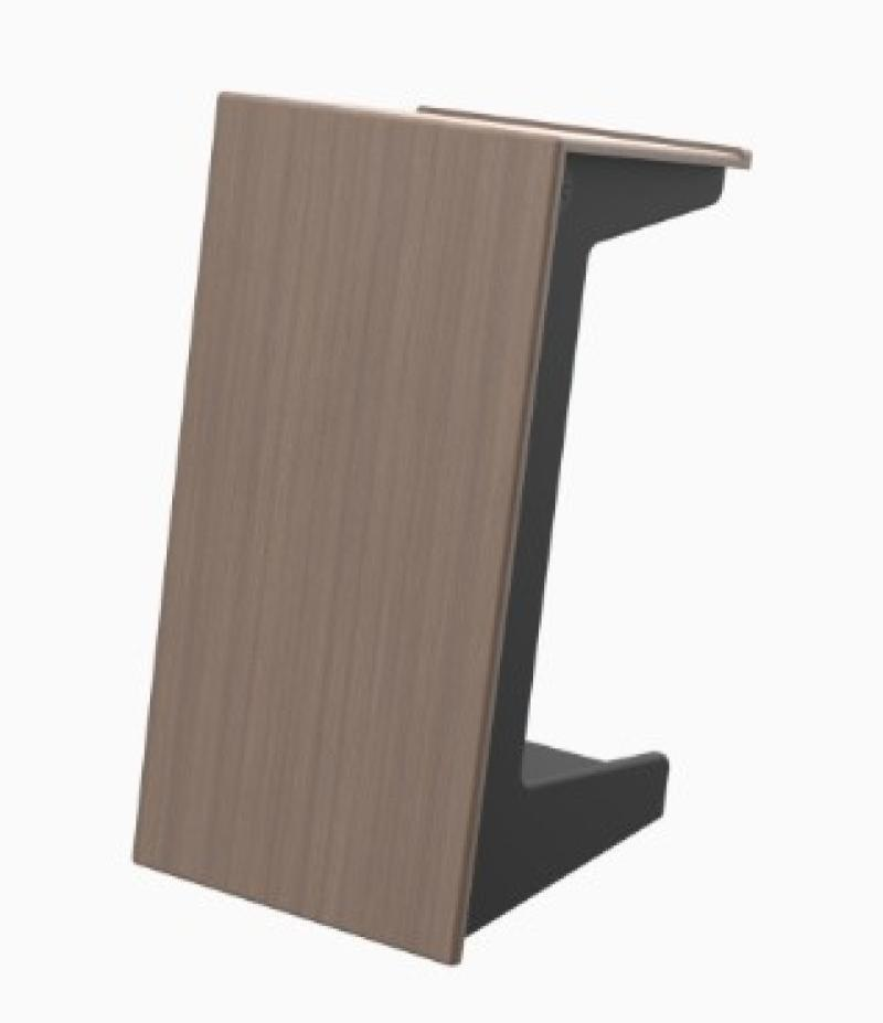 LEX72 AST Modern Mobile Lectern, Avery Suede