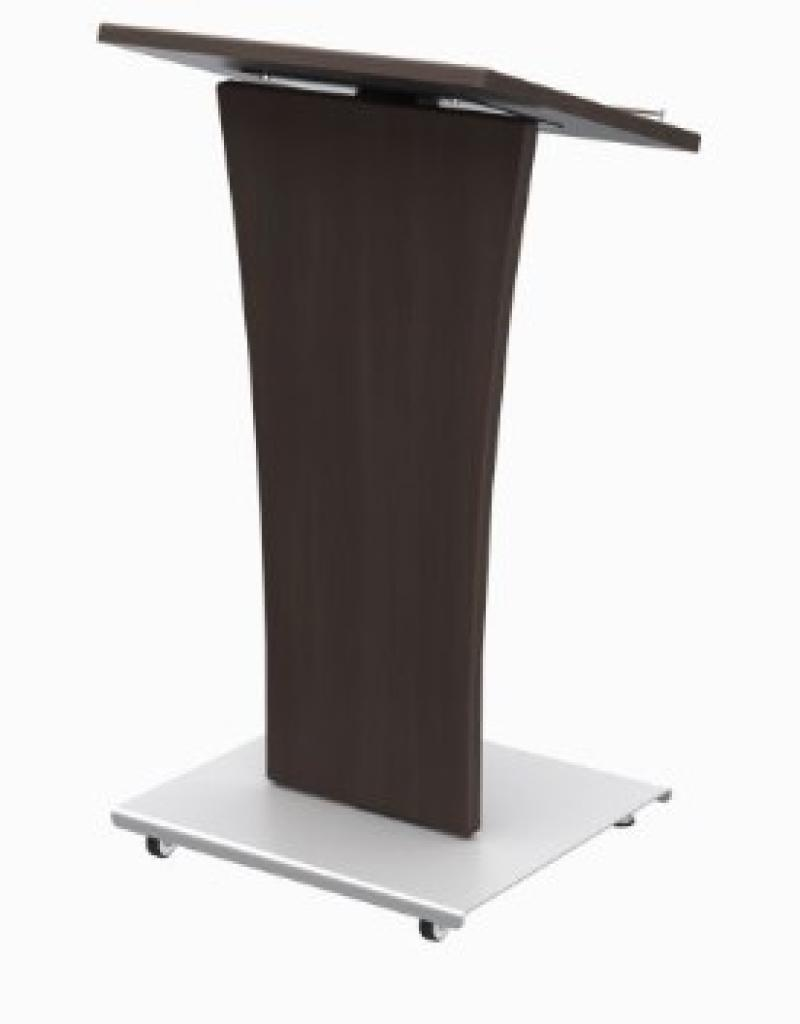 LEXYZ20-C CPT Slim Presentation Lectern, Chocolate Pear