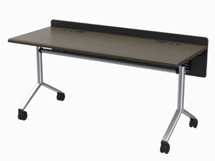 MFT6024-2P AMT Modular Folding Table System - 2 Person Table/Desk, Avery Marin