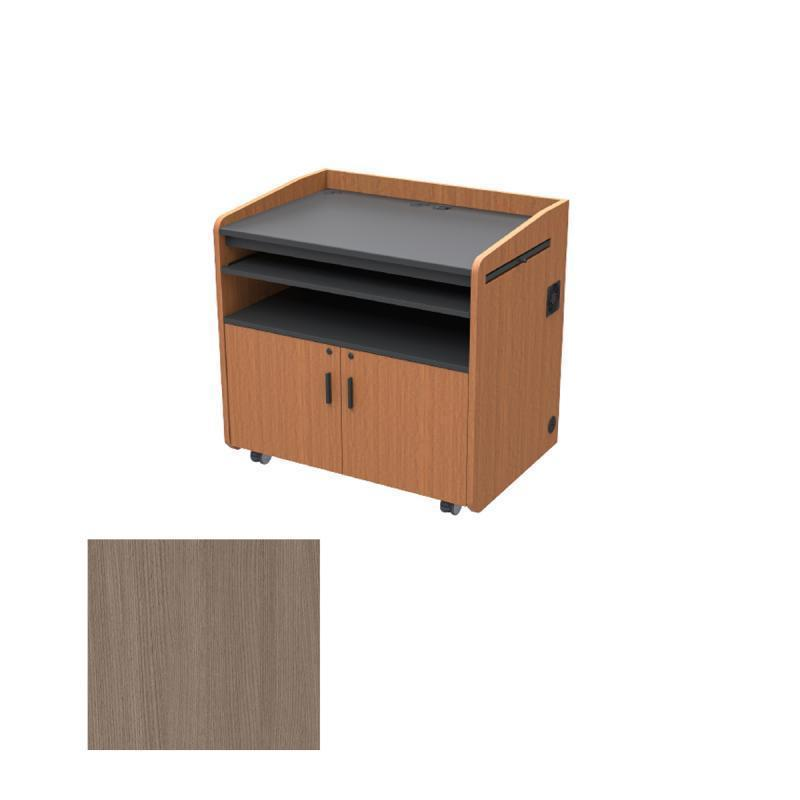 PD3008 AST Flat Top Multimedia Podium, Avery Suede