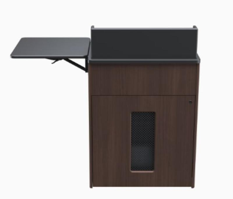 PD5103 CPT Podium with Rack Mount, Chocolate Pear