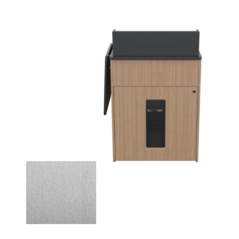 PD5103 SST Podium with Rack Mount, Silver Silk