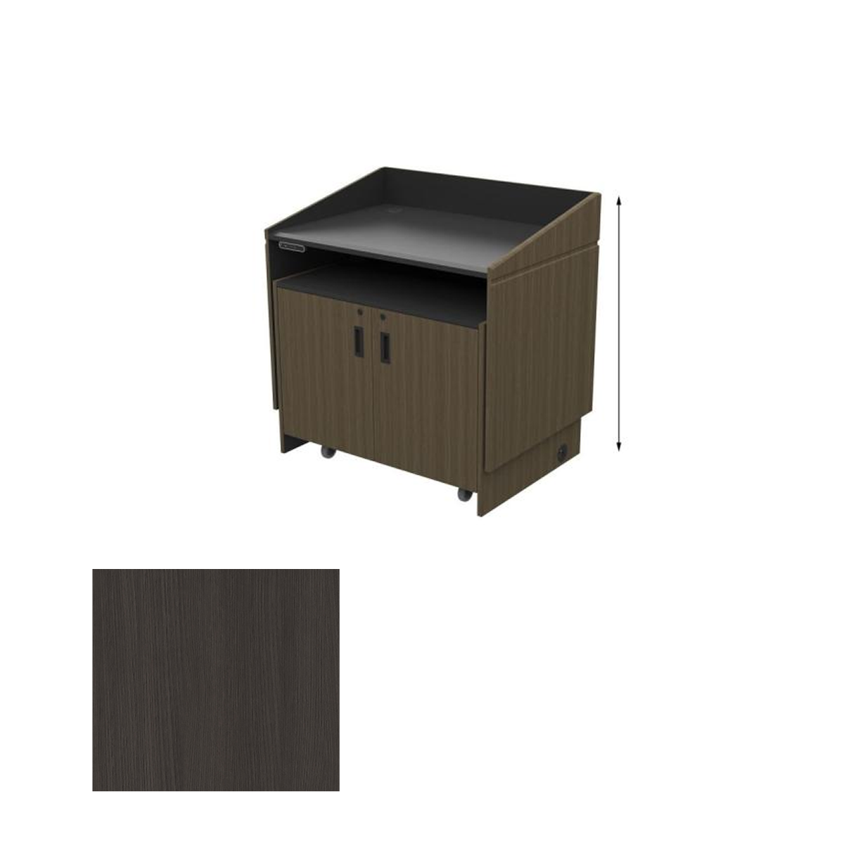 PDYZ35 AMT Height Adjustable Podium, Avery Marin