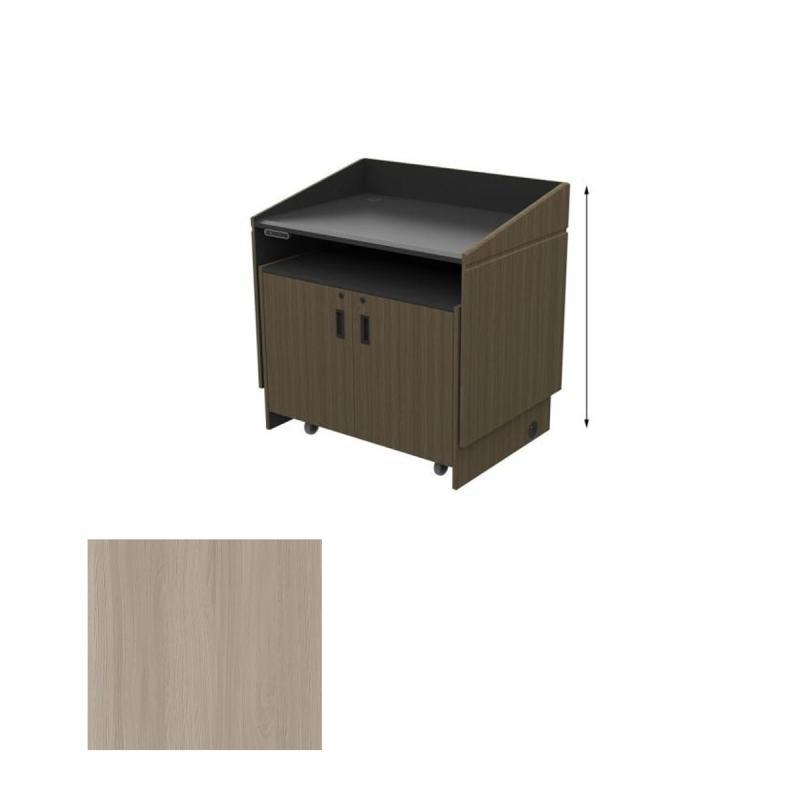PDYZ35 SBT Height Adjustable Podium, Saratoga Blonde