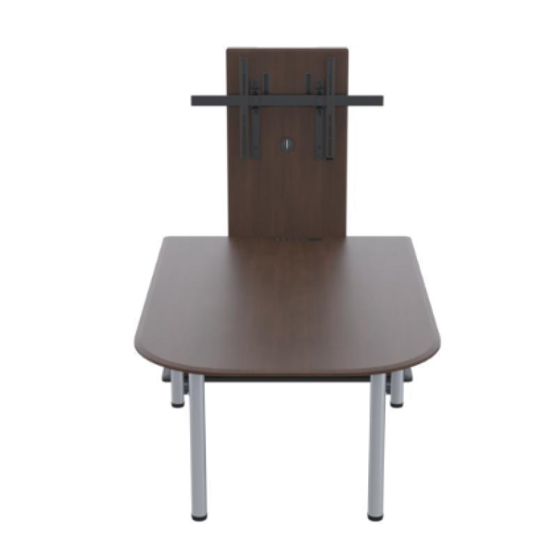 T47HR CPT Mobile Huddle Room Package, Chocolate Pear