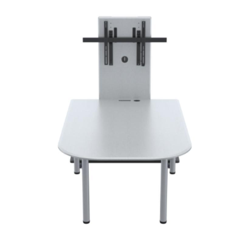 T47HR SST Mobile Huddle Room Package, Silver Silk