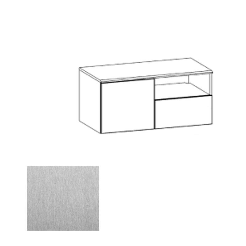 CR2HWL SST Wall Mounted Credenza Left, Silver Silk