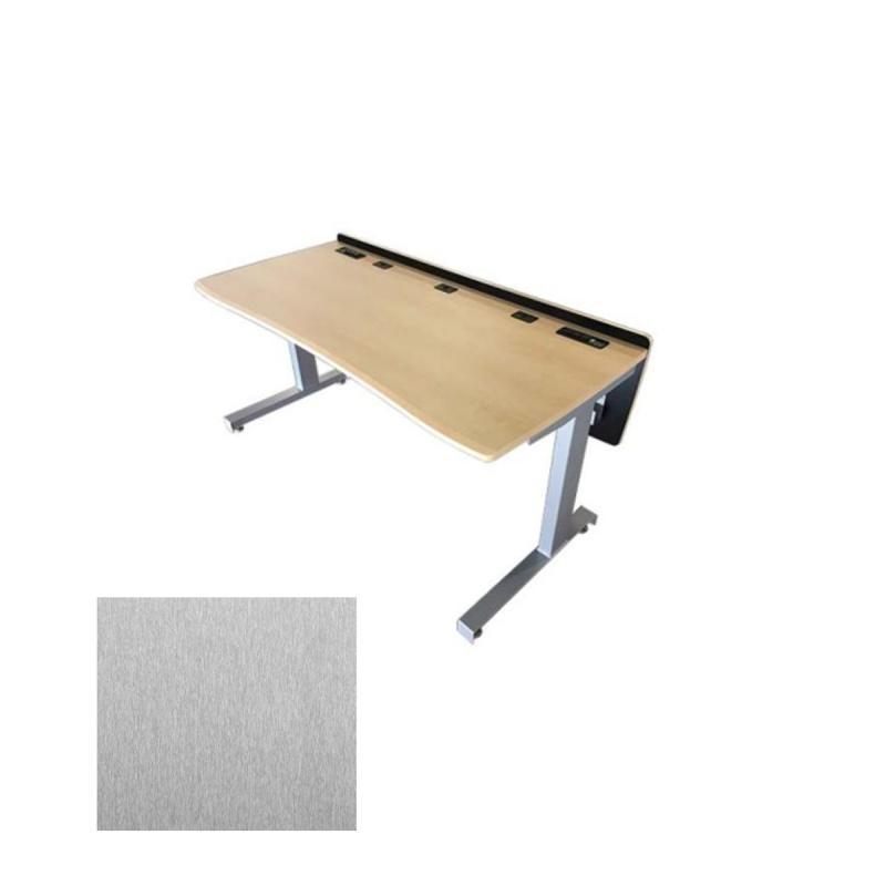 DS6330S-FX SST Training Desk Single User, Silver Silk