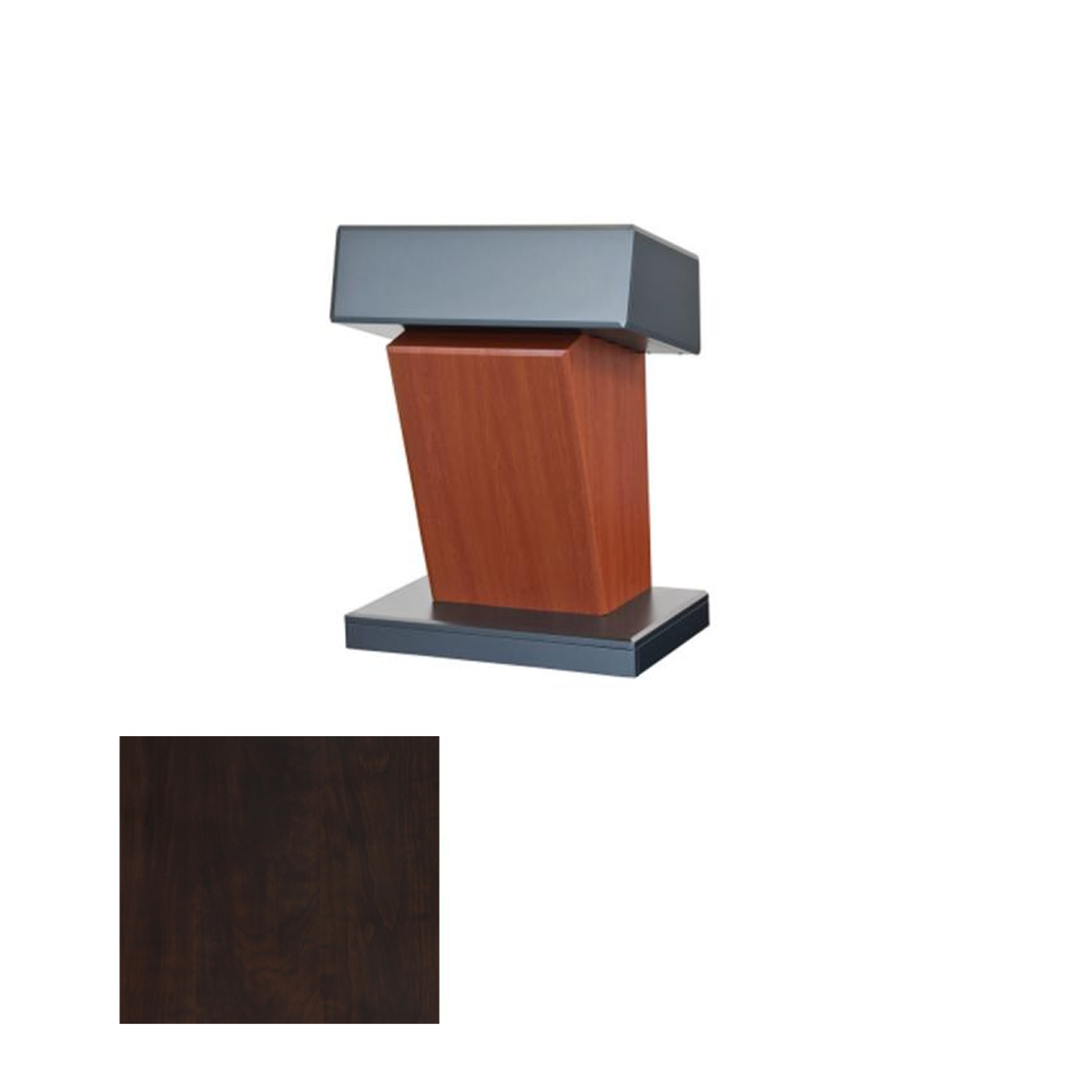 LEX112 CPT Presidential Lectern, Chocolate Pear