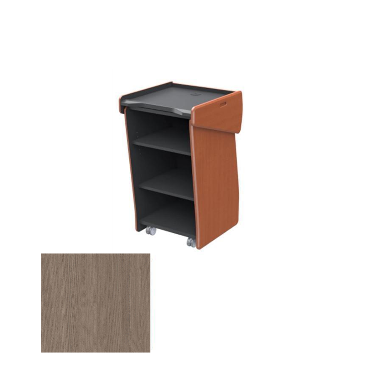 LEX41 AST Modern Lectern, Avery Suede