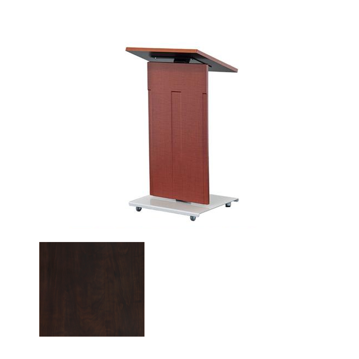 LEXYZ20-T CPT Modern Lectern, Chocolate Pear
