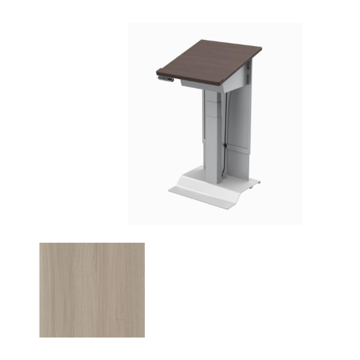 LEXYZ28 SBT Height Adjustable Lectern, Saratoga Blonde